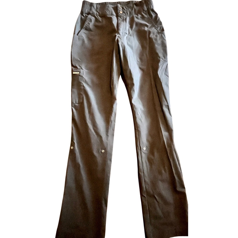 Columbia Anytime Outdoor Bootcut Pants Womens 2 Regular Grey Roll Up XL5254